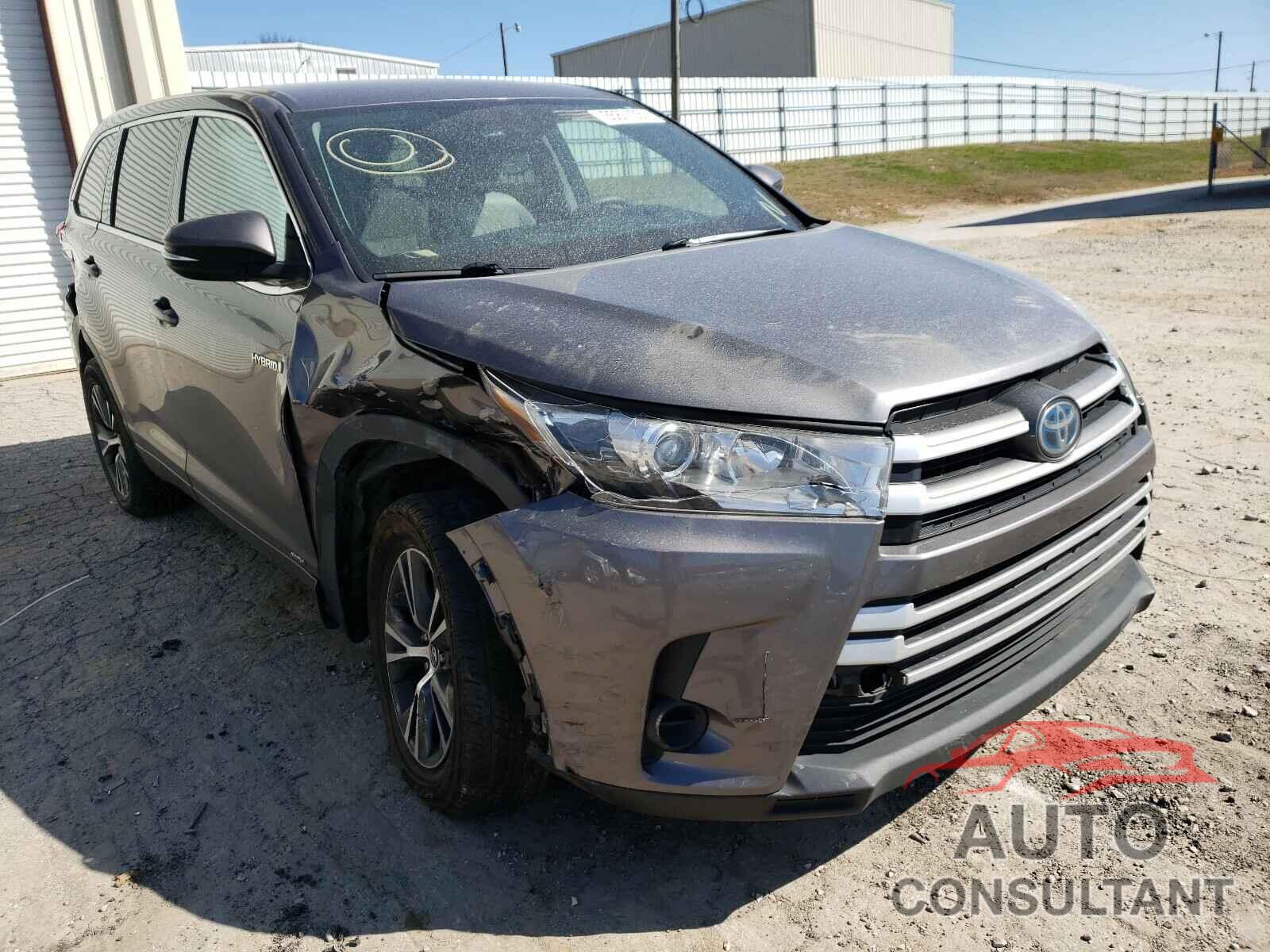 TOYOTA HIGHLANDER 2017 - 5TDBGRFH7HS022365