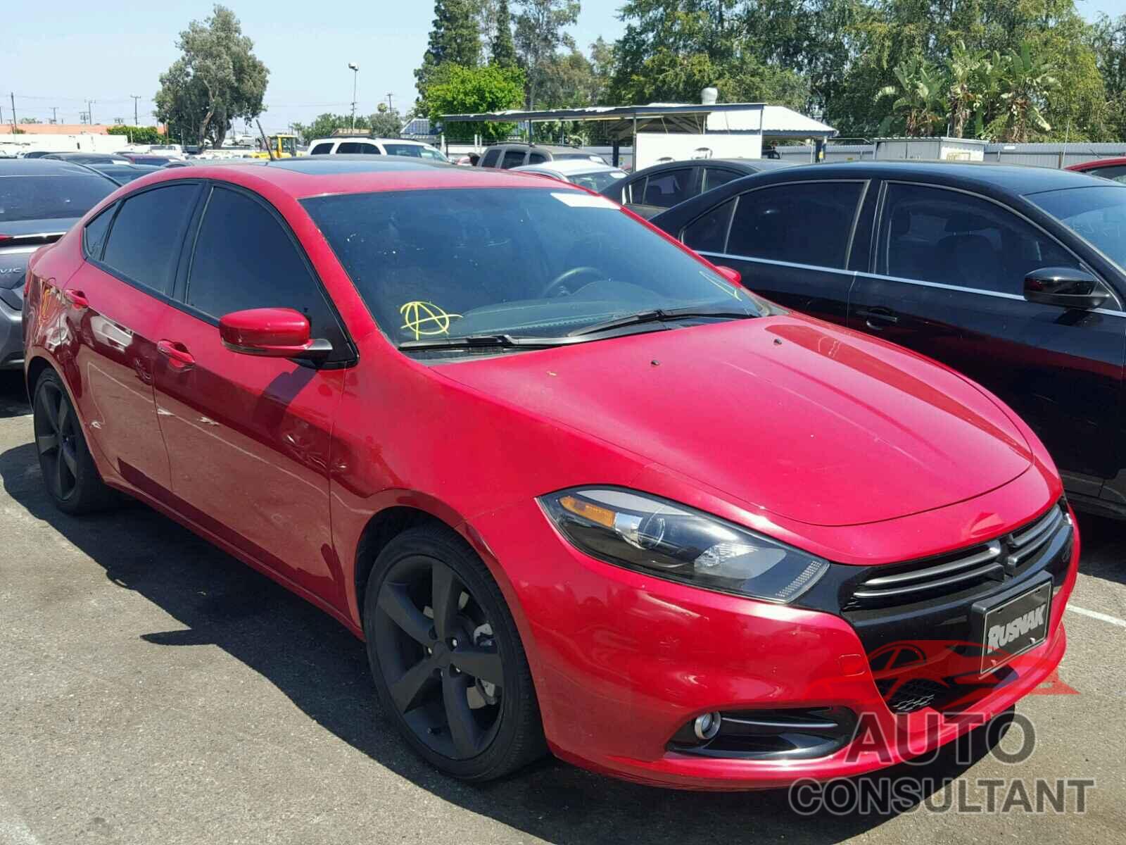 DODGE DART 2015 - 1C3CDFEB8FD415782