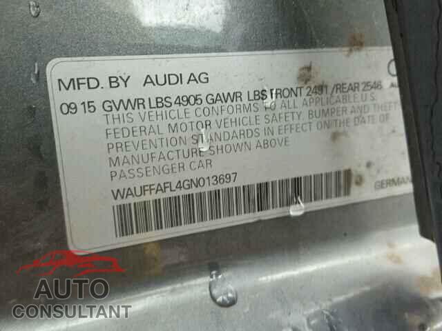 AUDI A4 2016 - WAUFFAFL4GN013697