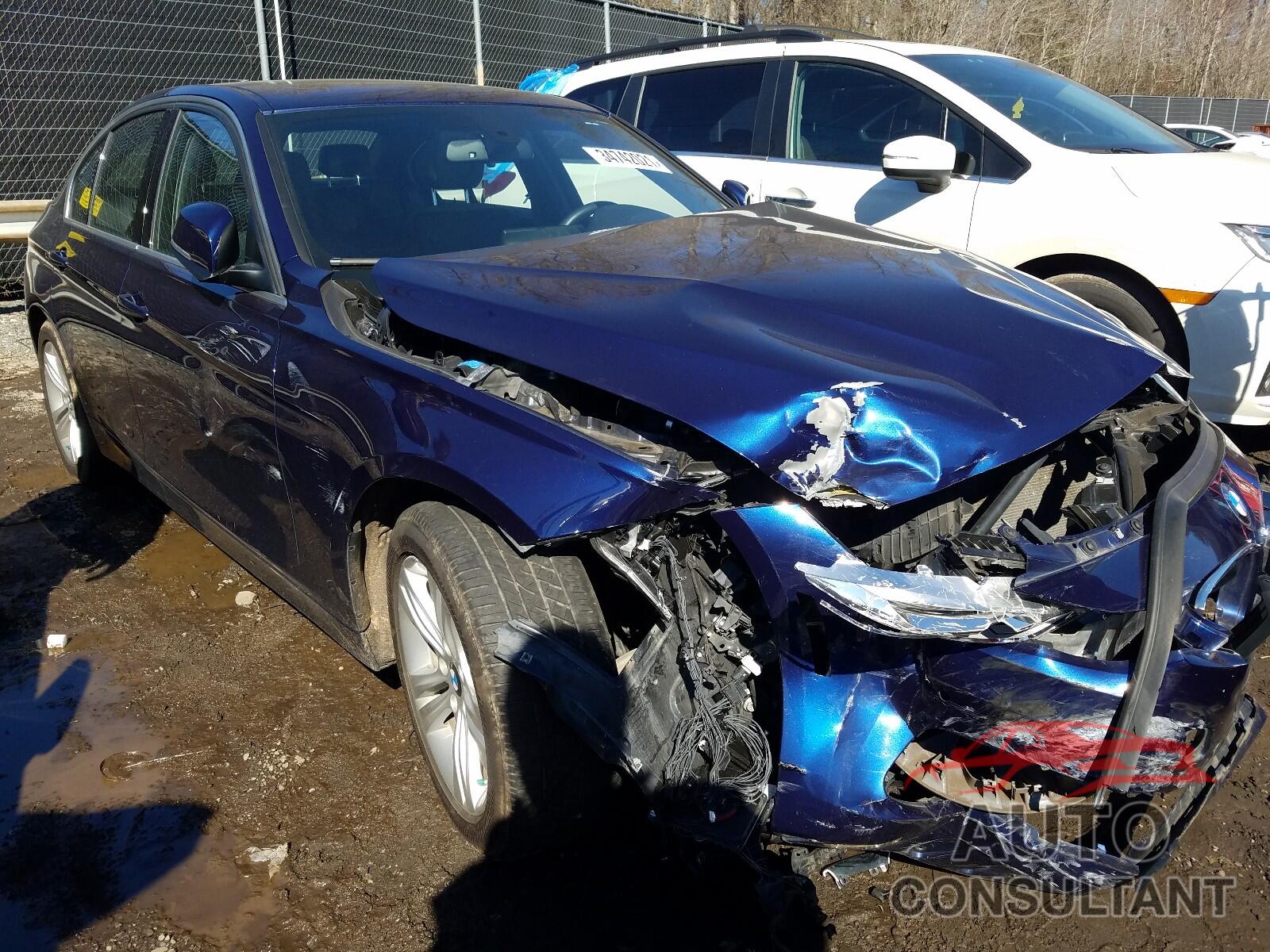 BMW 3 SERIES 2017 - WBA8D9G57HNU60488