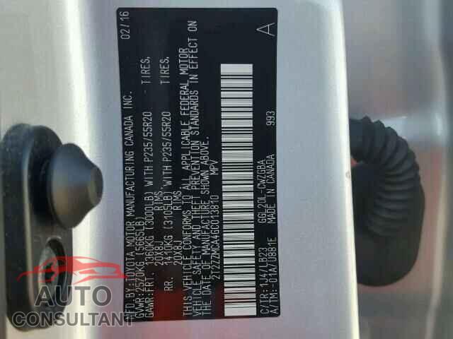 LEXUS RX350 2016 - 2T2ZZMCA4GC013810