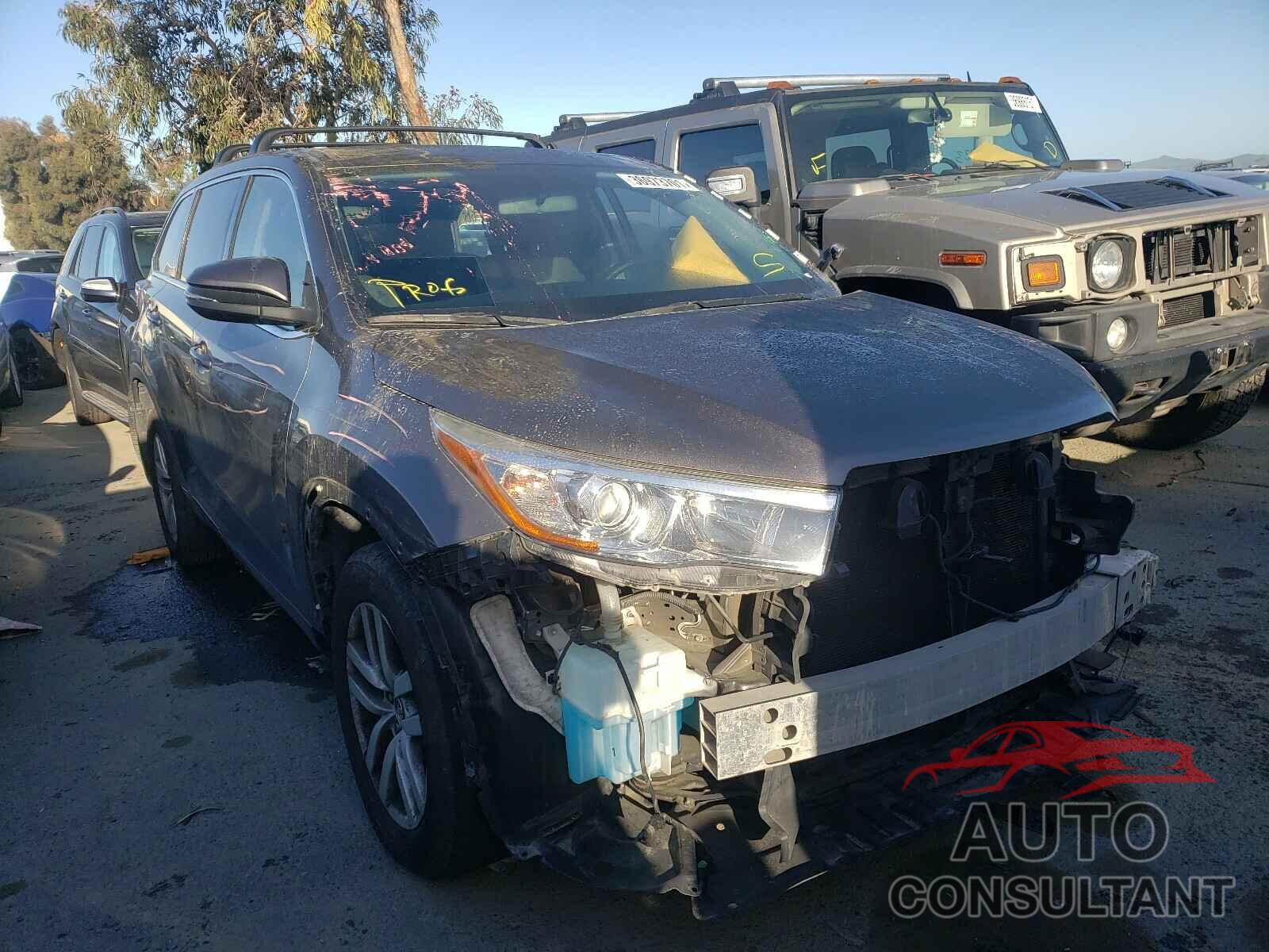TOYOTA HIGHLANDER 2016 - 5TDBKRFH3GS294750