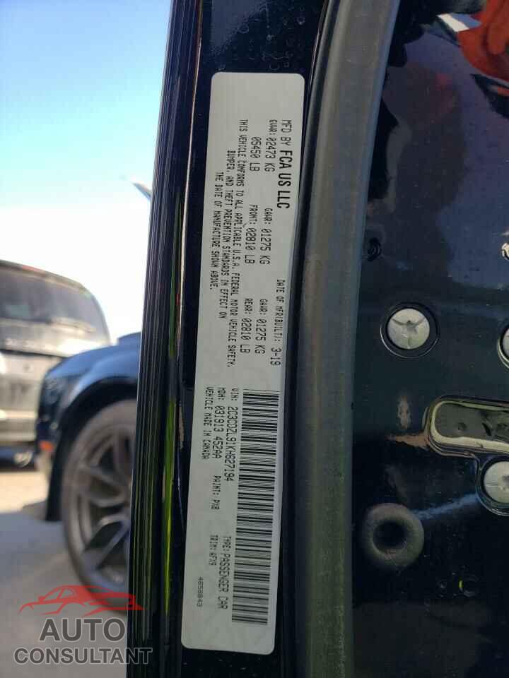 DODGE CHALLENGER 2019 - 2C3CDZL91KH627194
