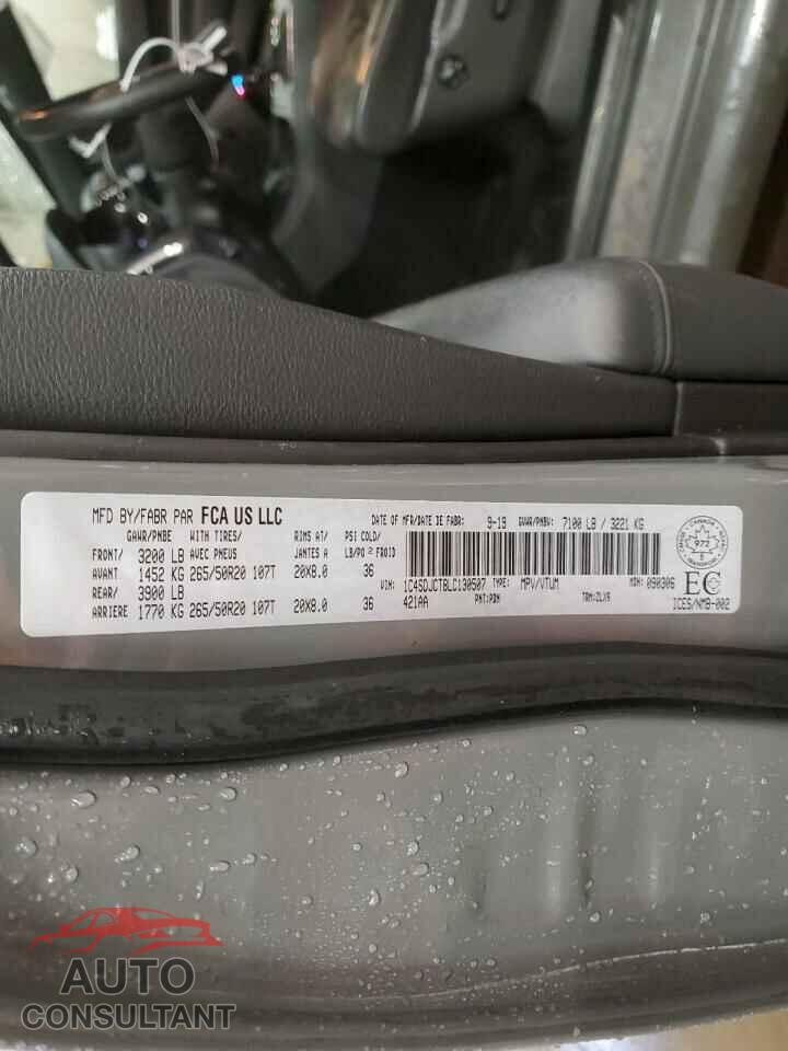 DODGE DURANGO 2020 - 1C4SDJCT8LC130507