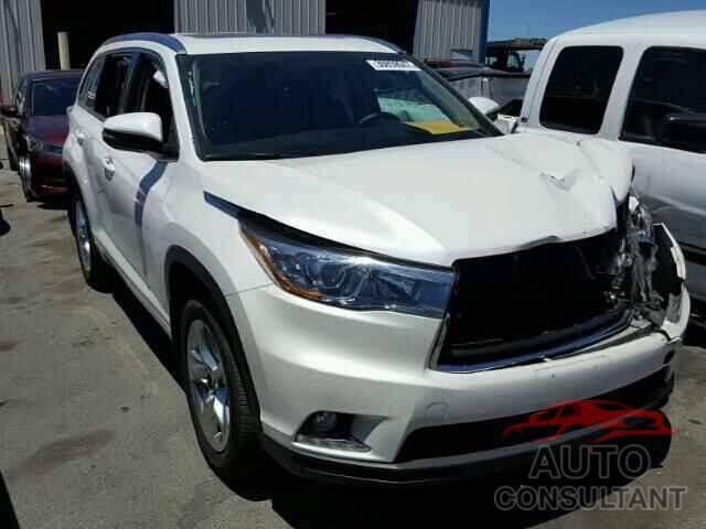 TOYOTA HIGHLANDER 2015 - 5TDDKRFH6FS175632
