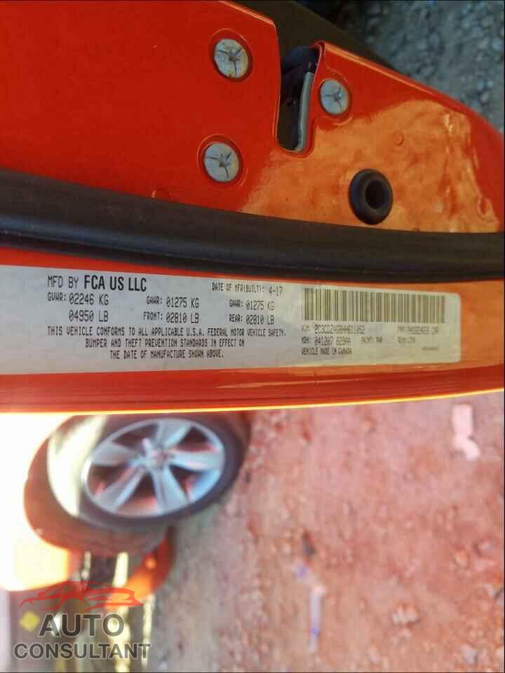 DODGE CHALLENGER 2017 - 2C3CDZAG8HH611052
