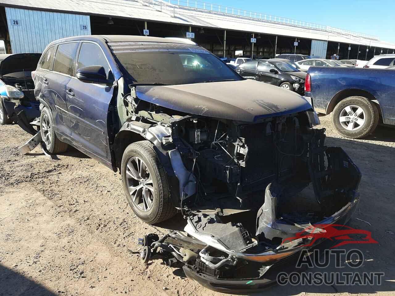 TOYOTA HIGHLANDER 2016 - 5TDKKRFH0GS150122