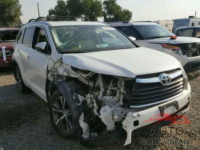 TOYOTA HIGHLANDER 2016 - 5TDJKRFH7GS349017
