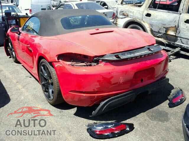 PORSCHE BOXSTER 2017 - WP0CB2A85HS241107