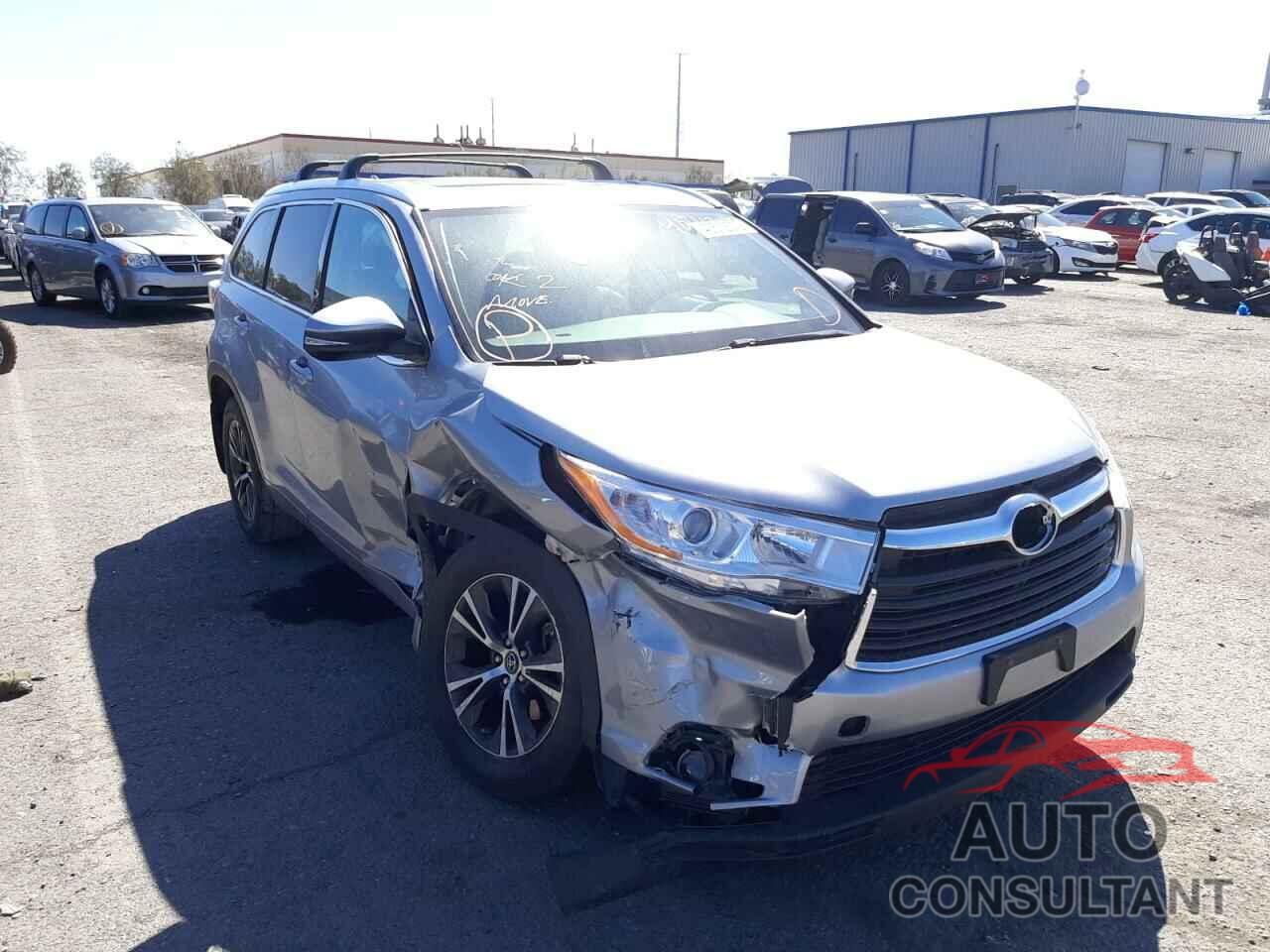 TOYOTA HIGHLANDER 2016 - 5TDJKRFHXGS349643