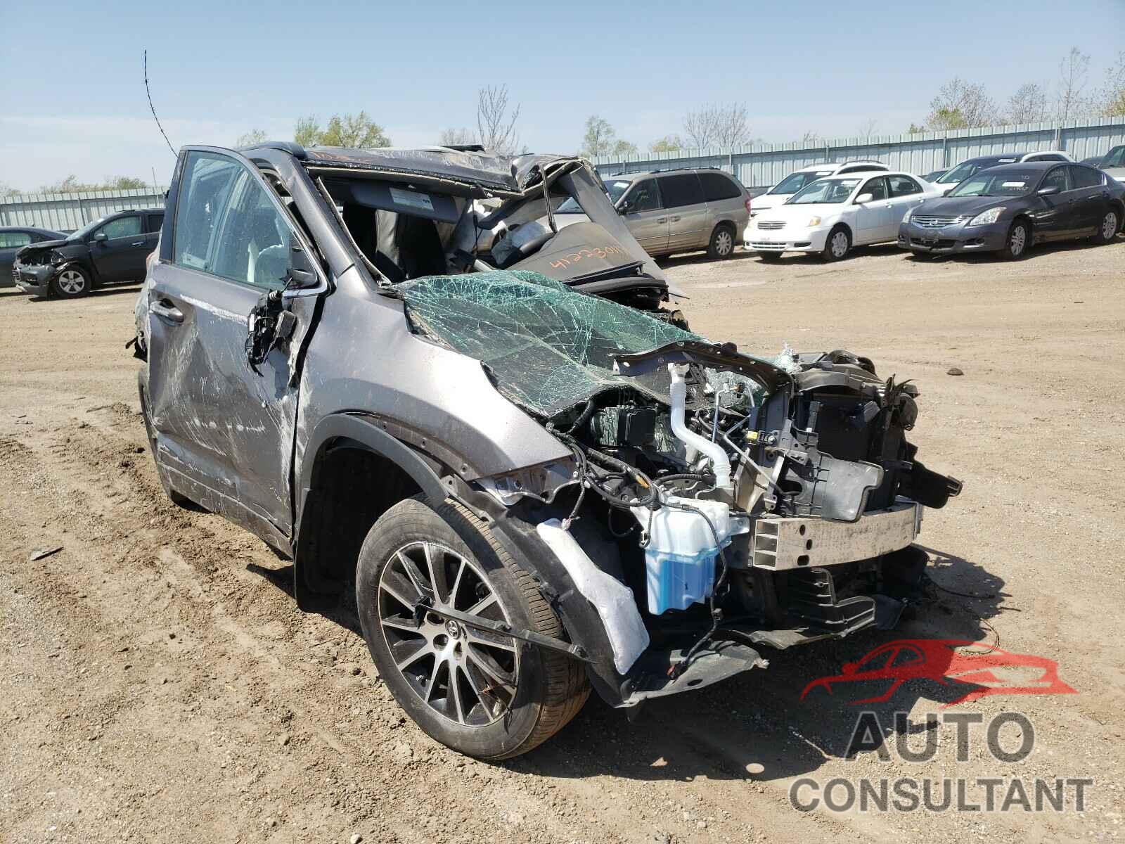 TOYOTA HIGHLANDER 2017 - 5TDJZRFH8HS483550