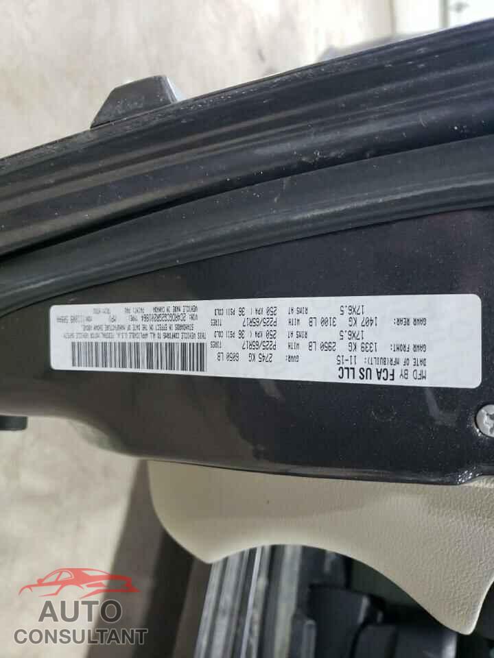 DODGE CARAVAN 2016 - 2C4RDGCG2GR201864