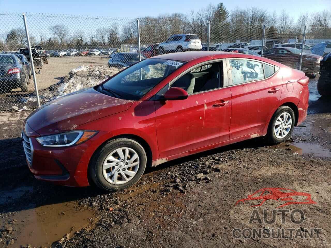HYUNDAI ELANTRA 2017 - KMHD74LF1HU098752