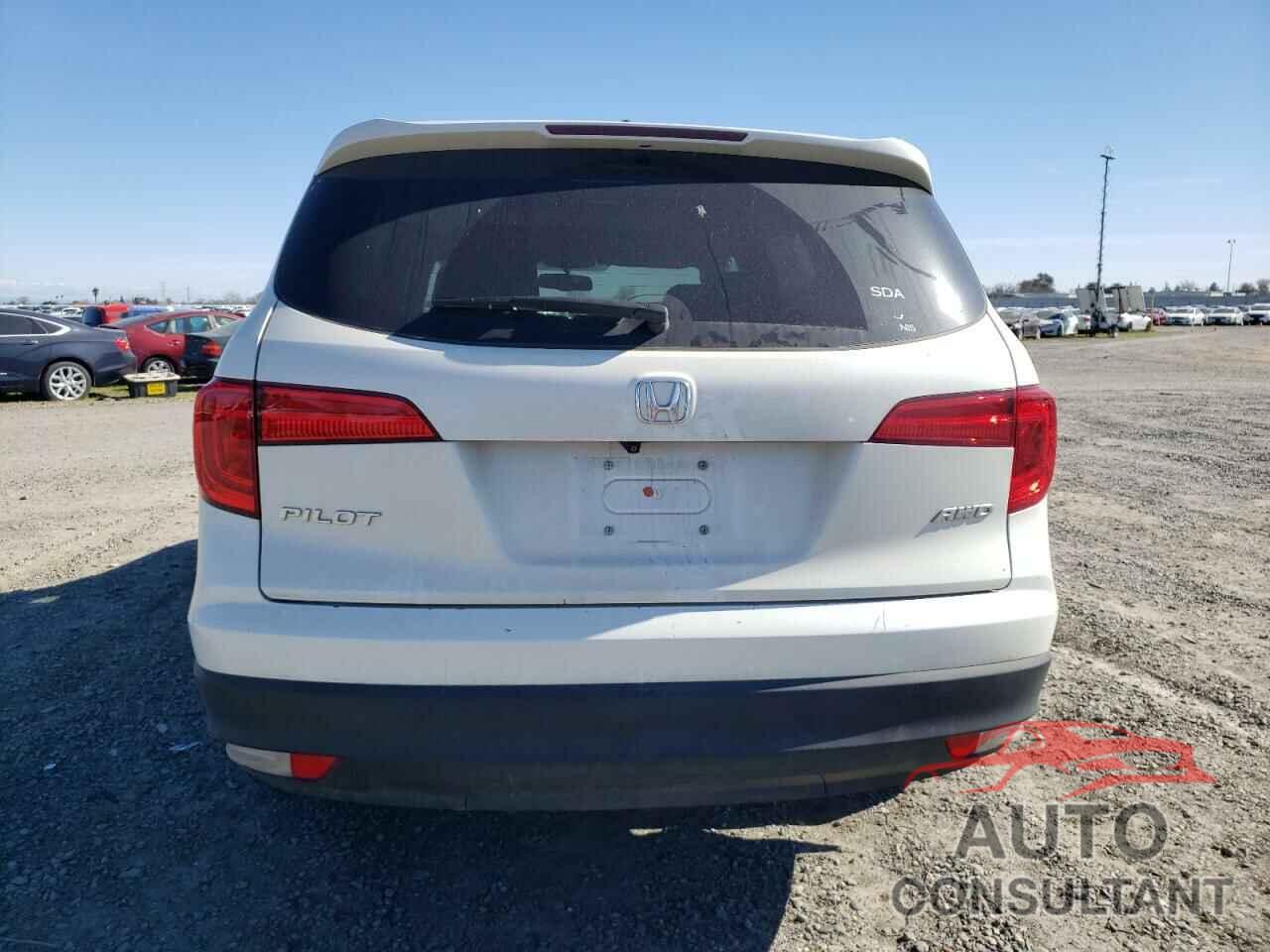 HONDA PILOT 2017 - 5FNYF6H52HB067474