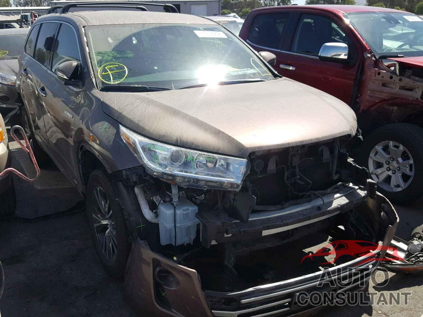 TOYOTA HIGHLANDER HYBRID 2017 - 5TDBGRFH0HS031344
