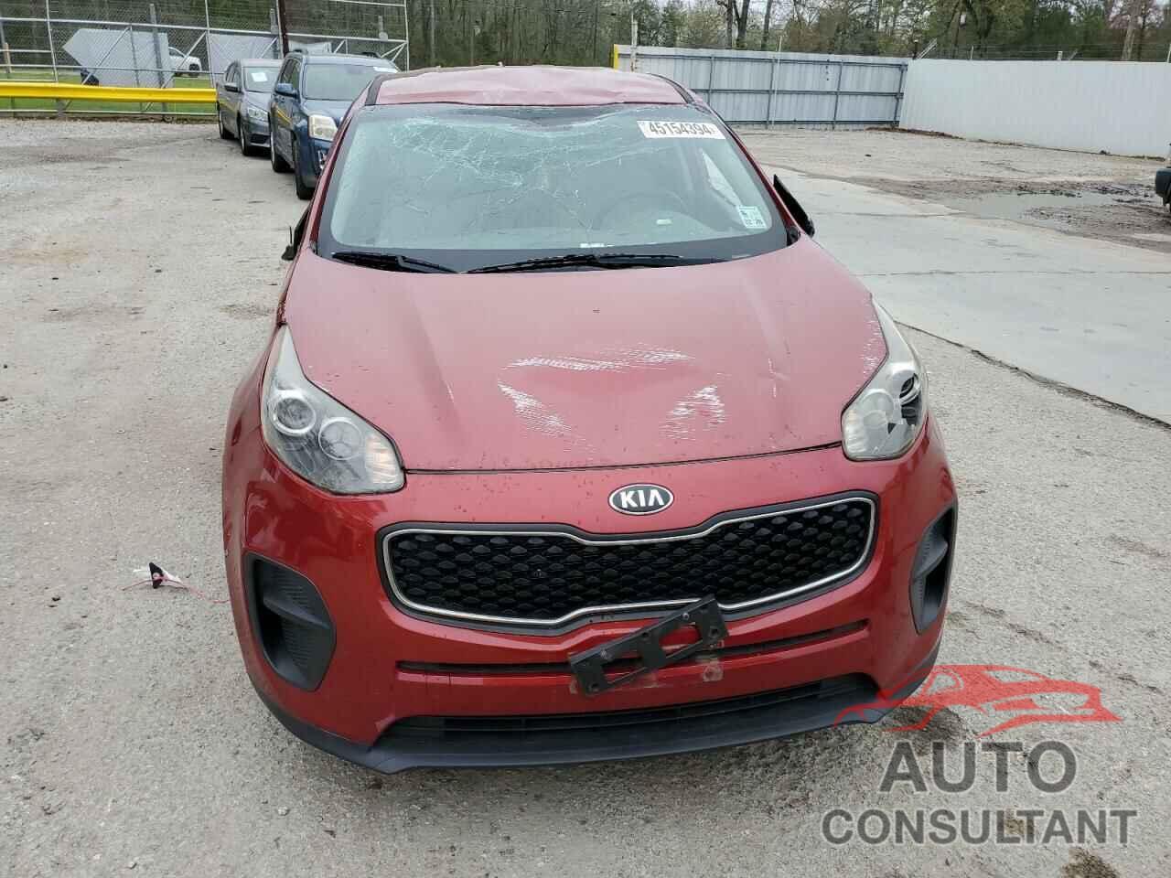 KIA SPORTAGE 2017 - KNDPM3AC5H7160939