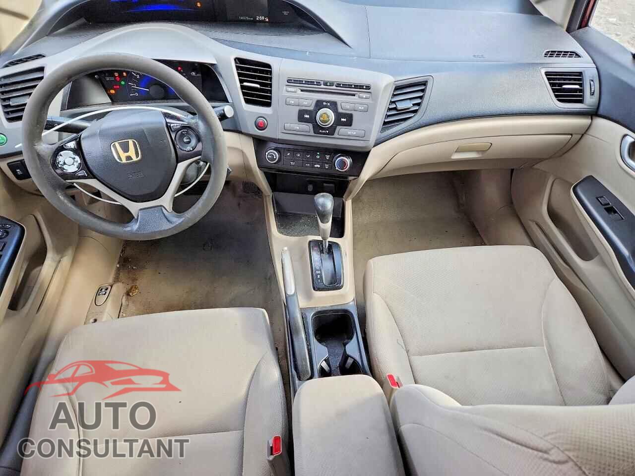HONDA CIVIC 2012 - 19XFB2F52CE351507