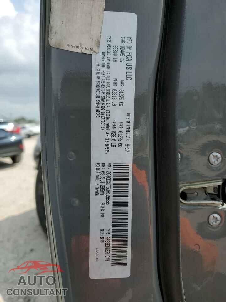 DODGE CHARGER 2018 - 2C3CDXCT5JH128655