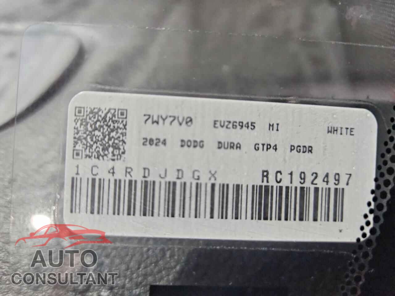 DODGE DURANGO 2024 - 1C4RDJDGXRC192497