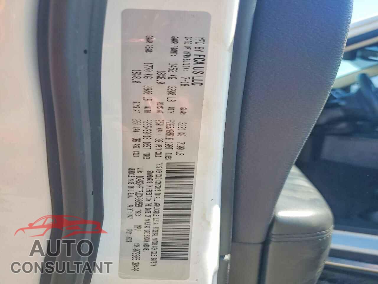 DODGE DURANGO 2018 - 1C4SDHFT7JC490059
