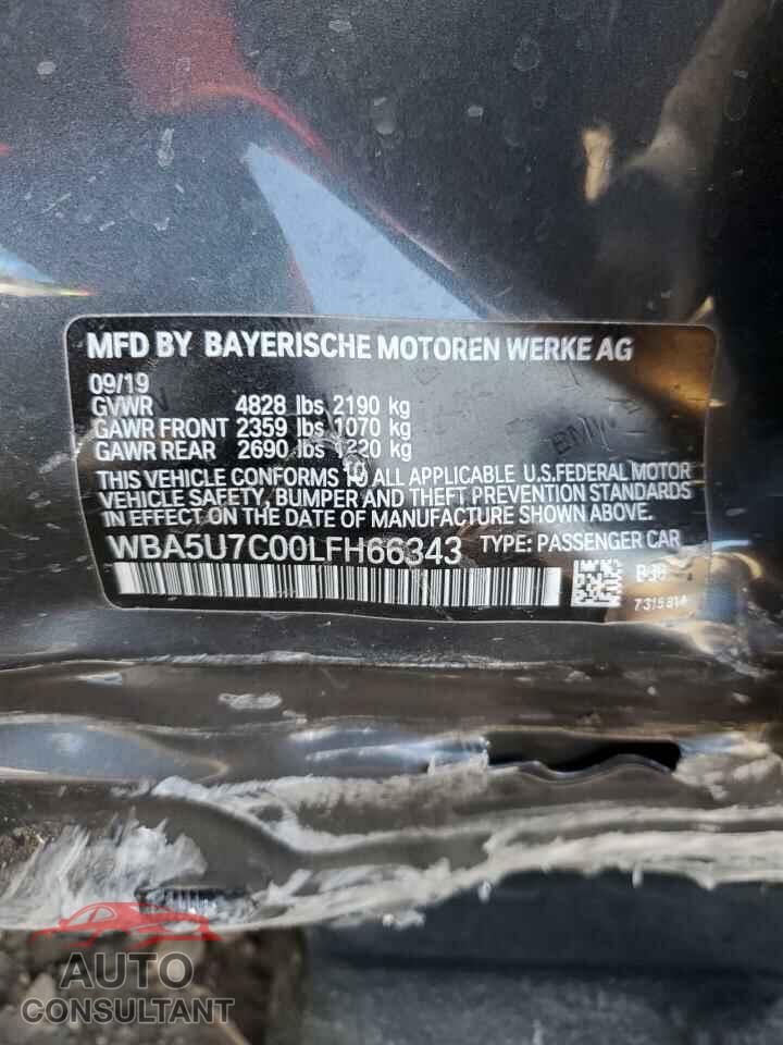 BMW M3 2020 - WBA5U7C00LFH66343