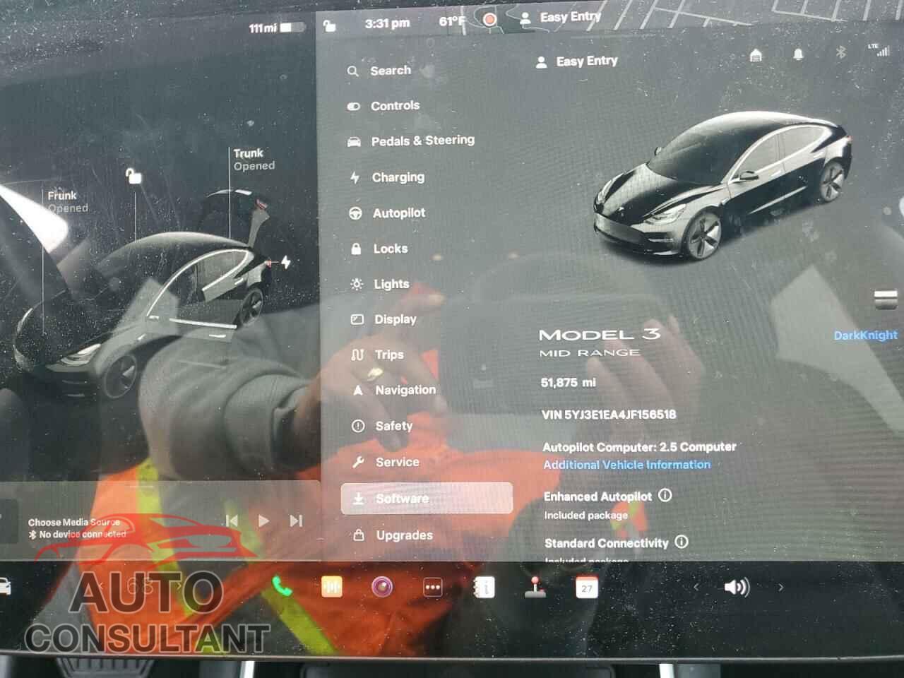 TESLA MODEL 3 2018 - 5YJ3E1EA4JF156518