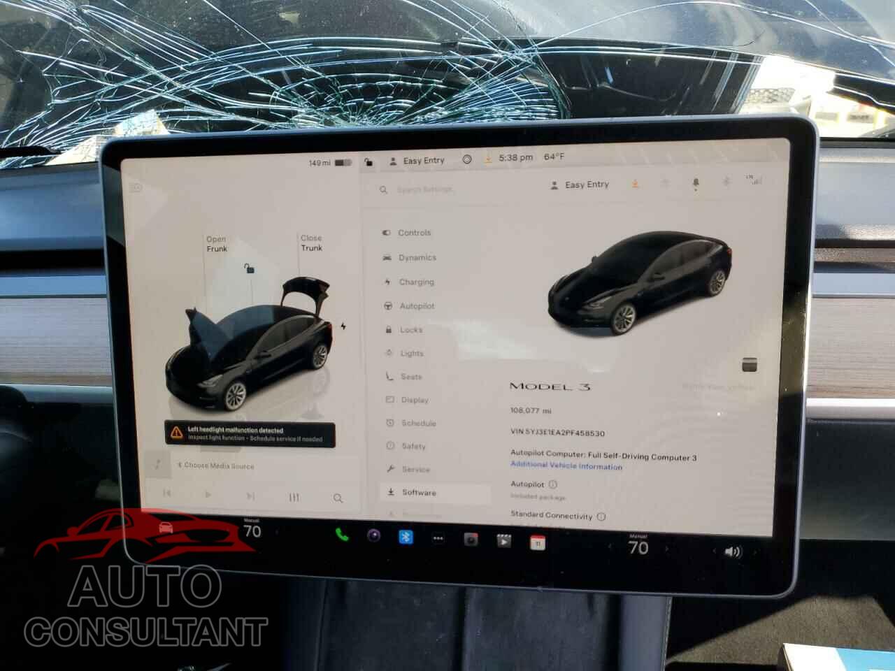 TESLA MODEL 3 2023 - 5YJ3E1EA2PF458530