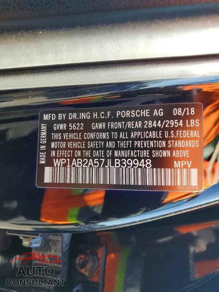 PORSCHE MACAN 2018 - WP1AB2A57JLB39948
