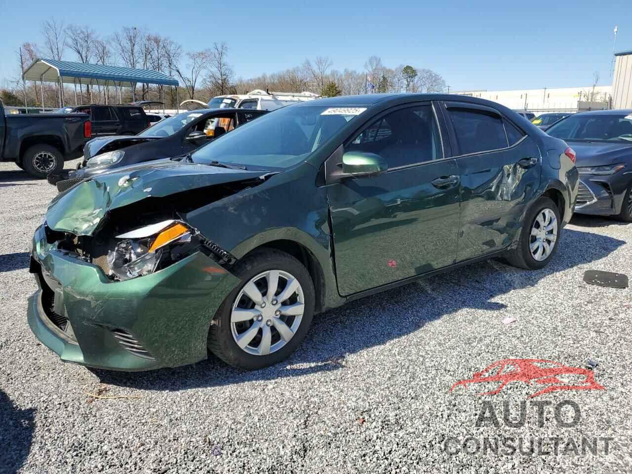 TOYOTA COROLLA 2016 - 2T1BURHE1GC547134