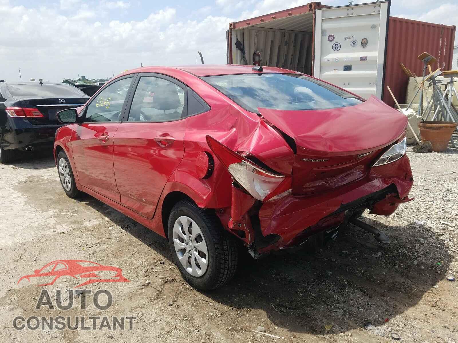 HYUNDAI ACCENT 2016 - KMHCT4AE0GU987171