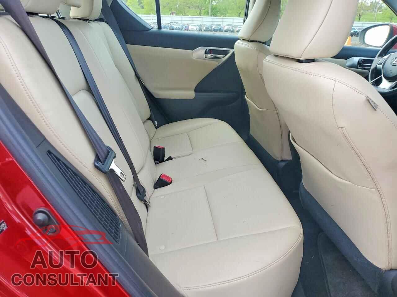 LEXUS CT 200 2012 - JTHKD5BH2C2121052