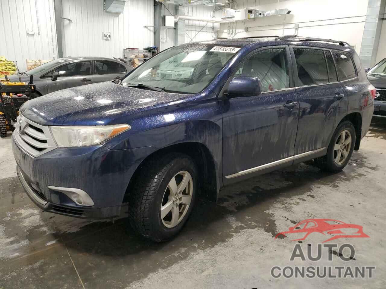 TOYOTA HIGHLANDER 2012 - 5TDBK3EH8CS156212