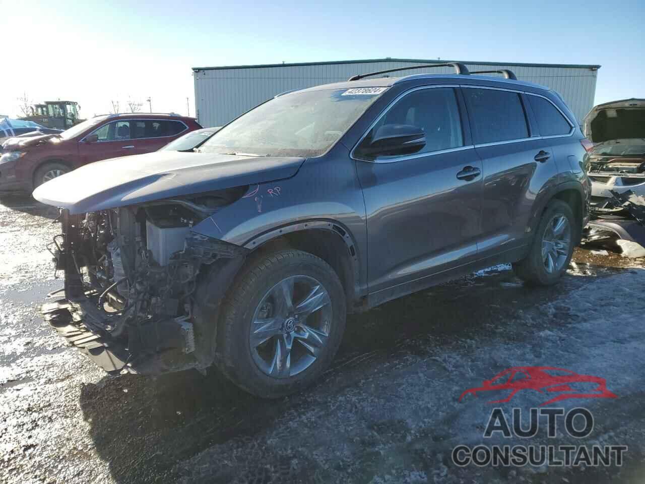 TOYOTA HIGHLANDER 2018 - 5TDDZRFH5JS841366