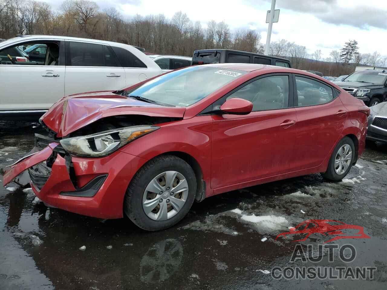 HYUNDAI ELANTRA 2016 - KMHDH4AE6GU543086