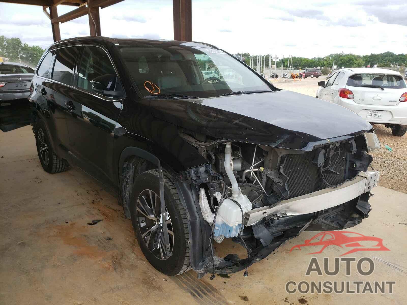 TOYOTA HIGHLANDER 2016 - 5TDJKRFH2GS295092