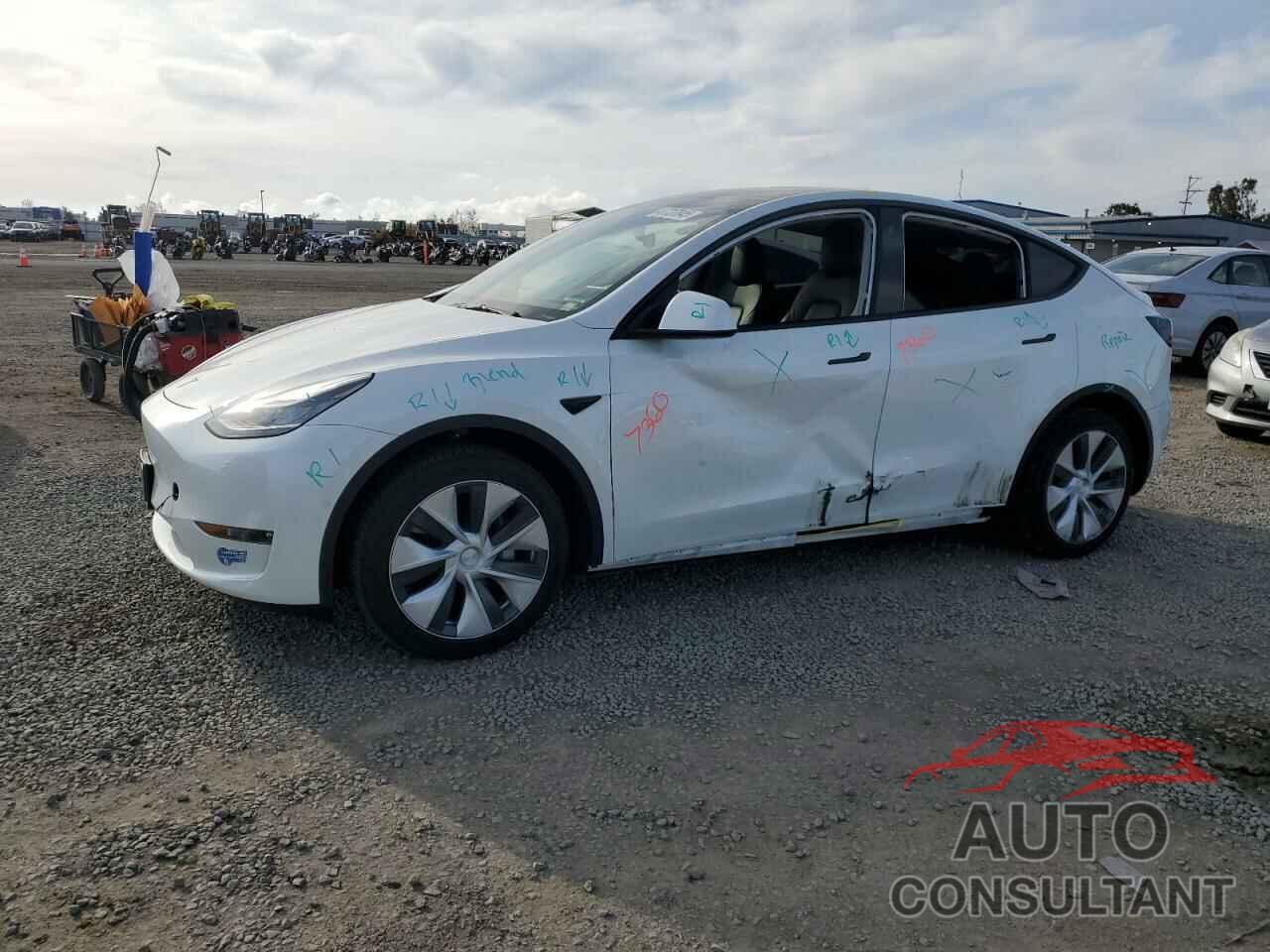 TESLA MODEL Y 2021 - 5YJYGDEEXMF244899
