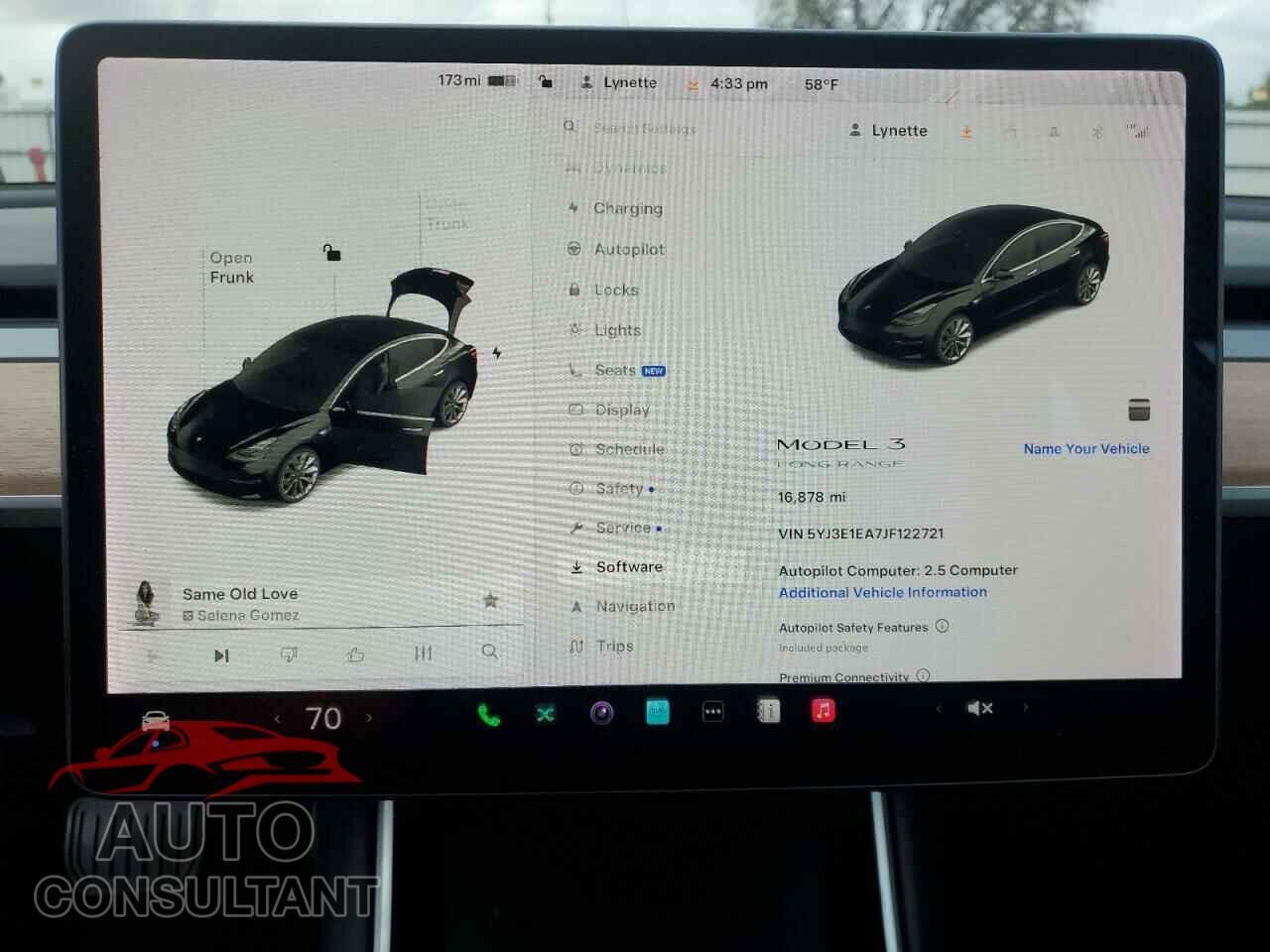 TESLA MODEL 3 2018 - 5YJ3E1EA7JF122721