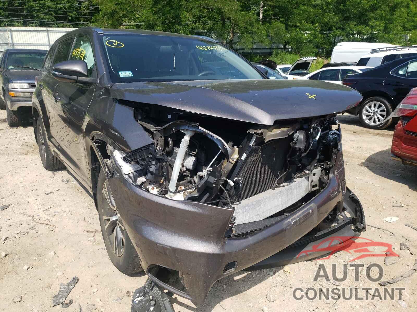 TOYOTA HIGHLANDER 2016 - 5TDJKRFH5GS298150