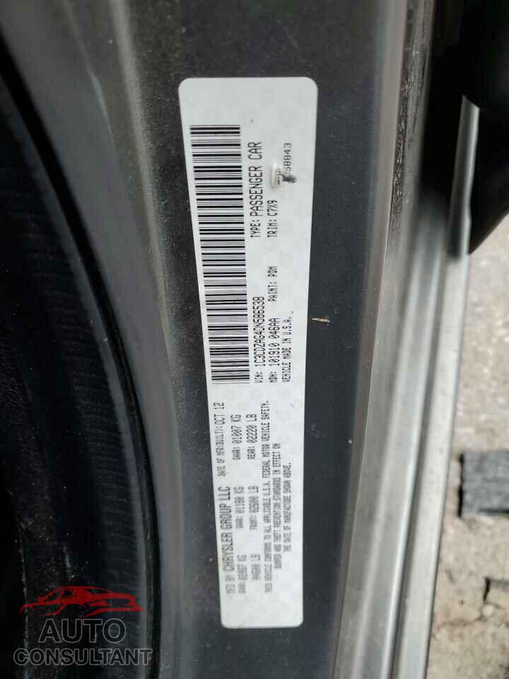DODGE AVENGER 2013 - 1C3CDZAG4DN586538