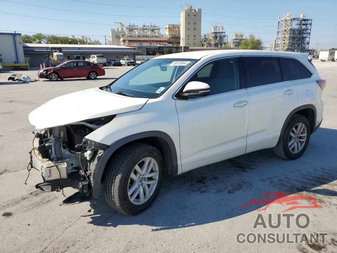 TOYOTA HIGHLANDER 2016 - 5TDZKRFH4GS180559