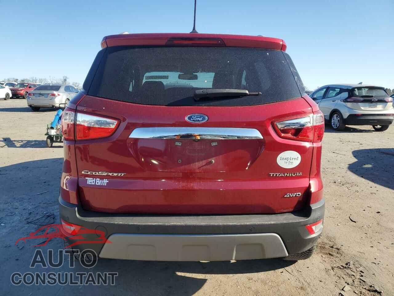 FORD ECOSPORT 2019 - MAJ6S3KL4KC282440