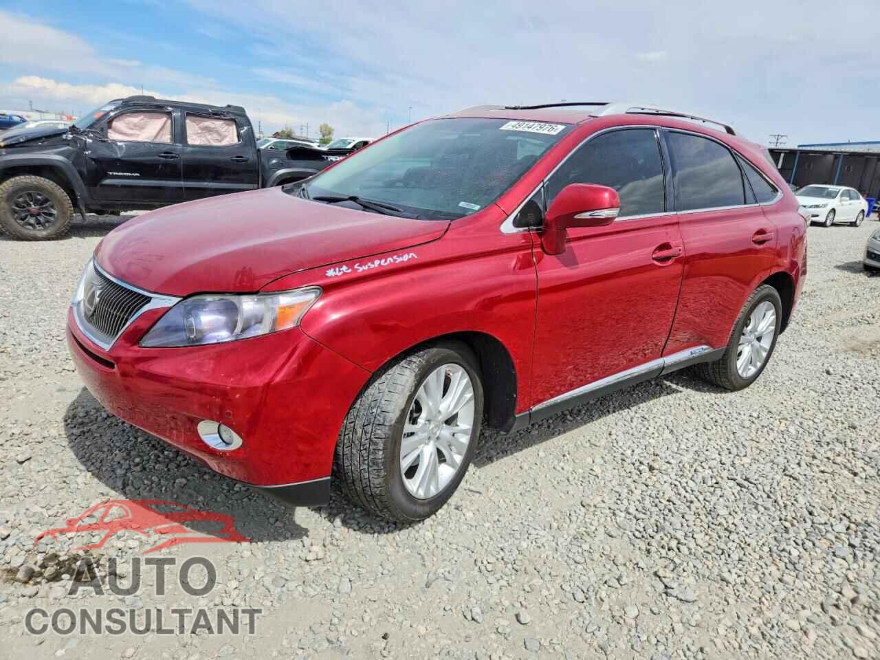 LEXUS RX450 2010 - JTJBC1BAXA2011540
