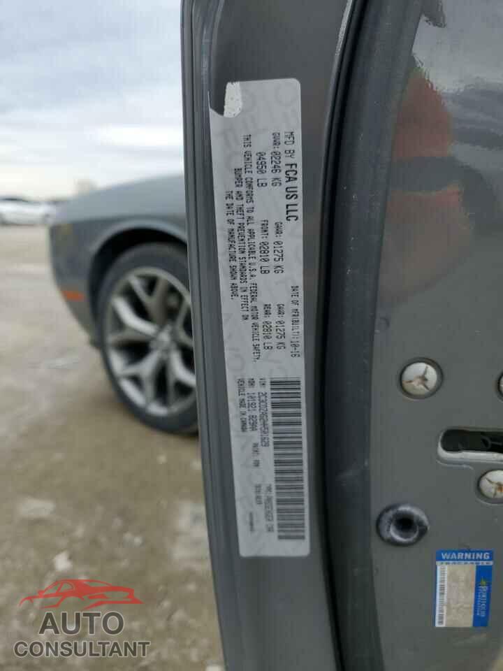 DODGE CHALLENGER 2017 - 2C3CDZAG2HH501629