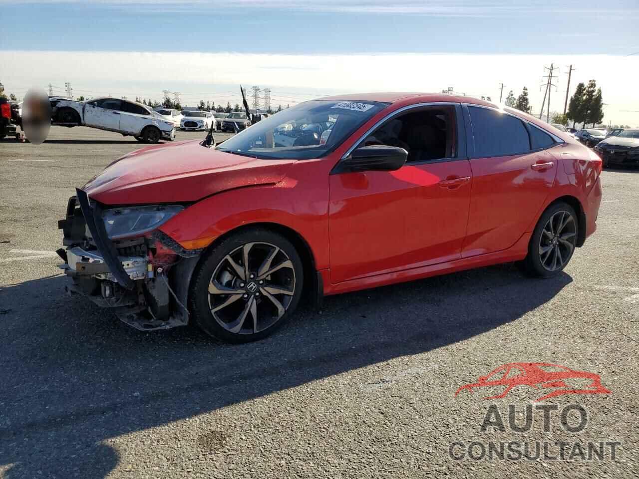 HONDA CIVIC 2020 - 2HGFC2F88LH581100