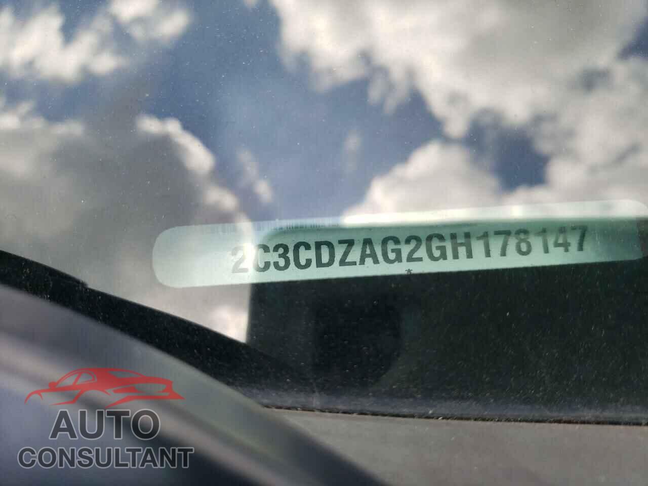 DODGE CHALLENGER 2016 - 2C3CDZAG2GH178147