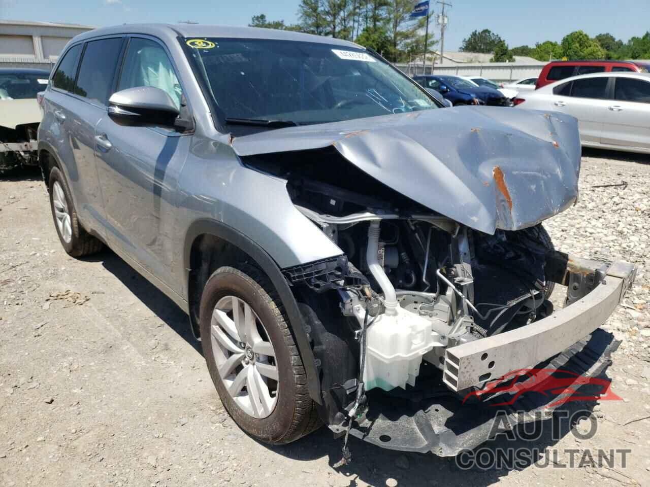 TOYOTA HIGHLANDER 2016 - 5TDZARFH1GS018861