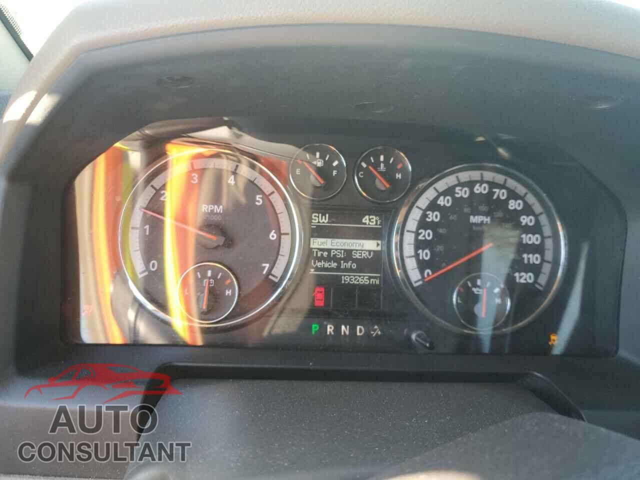 DODGE RAM 1500 2012 - 1C6RD7GP4CS294607