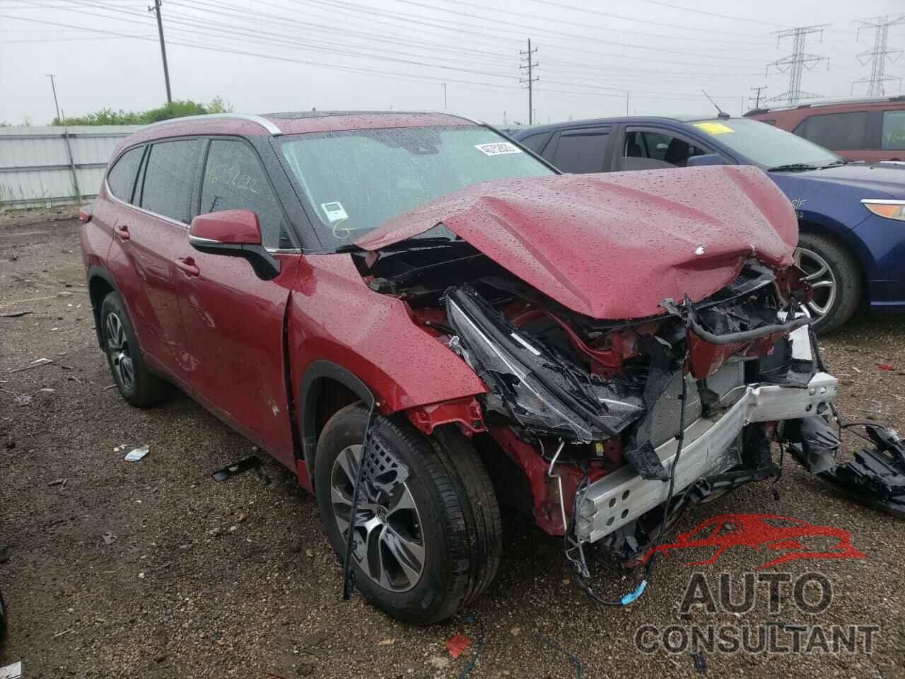 TOYOTA HIGHLANDER 2021 - 5TDGZRBH0MS110013