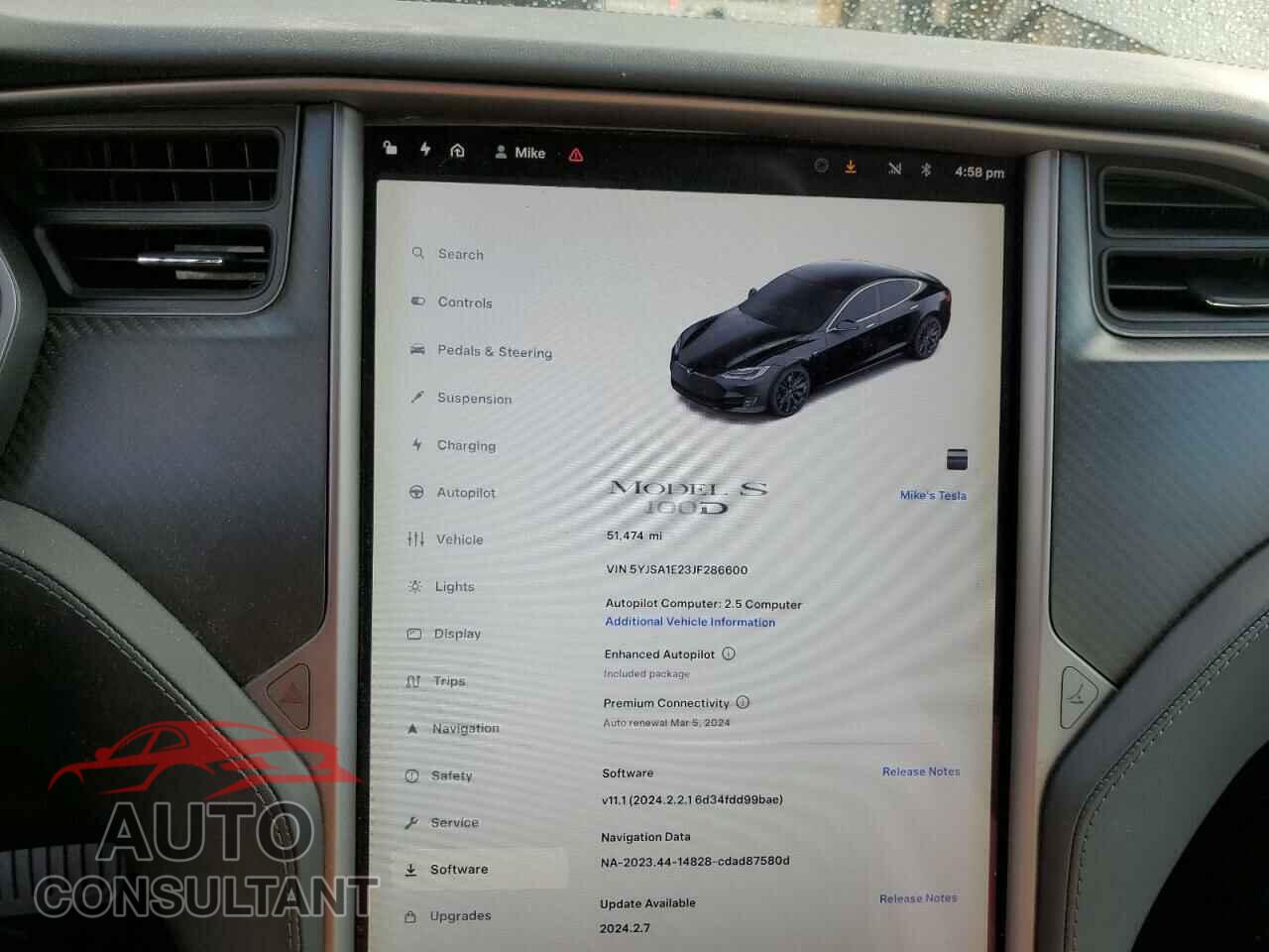TESLA MODEL S 2018 - 5YJSA1E23JF286600