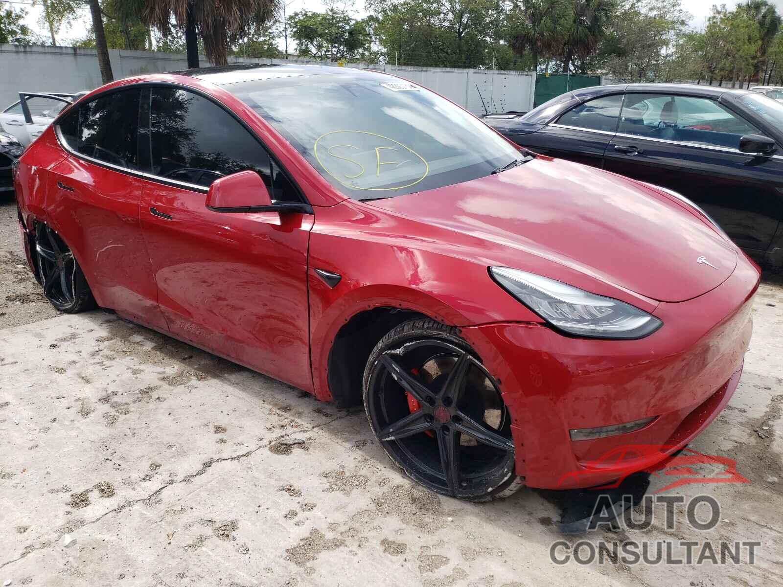 TESLA MODEL Y 2020 - 5YJYGDEF8LF013216